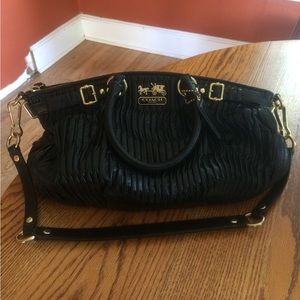 Coach Madison Pleaded satchel. Great condition